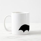 Fledermaussilhouette Kaffeetasse (Links)