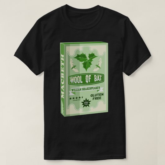 Fledermauswolle Macbeth T-Shirt (Design vorne)