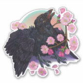 Fledgling Crow Aufkleber (Vorderseite)