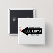 FLEE LIBYA BUTTON (Vorne & Hinten)