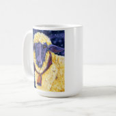 Fleece auf Erde - Starry Nachtschaf-Kaffee-Tasse Kaffeetasse (Vorderseite Links)