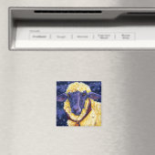 Fleece auf Erden - Sternenschaf Magnet (In Situ (Geschirrspüler))