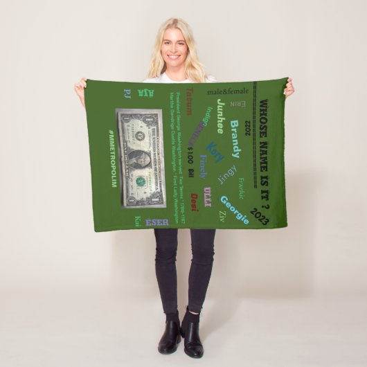 Fleece BABY BLANKET Unisex 30X40 in. /mmetropolim (Beispiel)