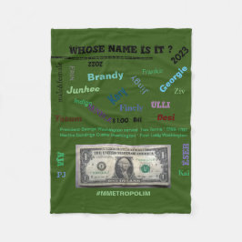 Fleece BABY BLANKET Unisex 30X40 in. /mmetropolim