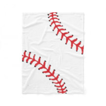 Fleece-Baseball-Baby-Decke