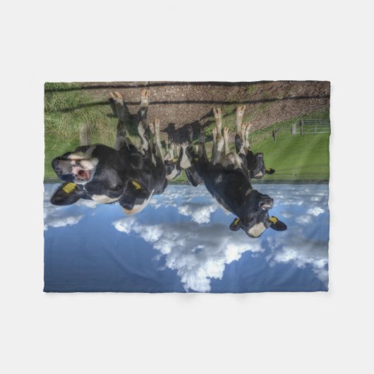 Fleece blacket Kühe (Vorderseite (Horizontal))