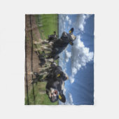 Fleece blacket Kühe (Vorderseite)