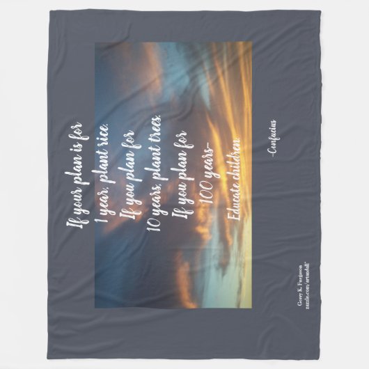 Fleece Blanket (Vorderseite)