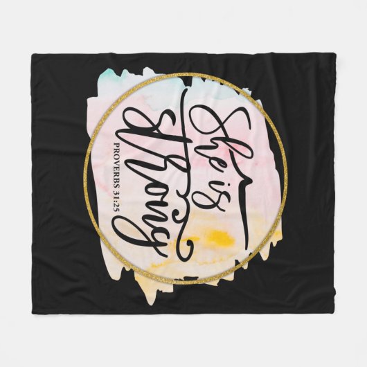 Fleece Blanket, 50"x60" (Vorderseite (Horizontal))