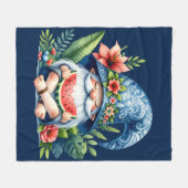 Fleece Blanket, 50"x60" (Vorderseite (Horizontal))