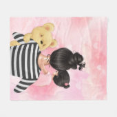 Fleece Blanket, 50"x60" (Vorderseite (Horizontal))