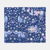 Fleece Blanket, 50"x60" (Vorderseite (Horizontal))