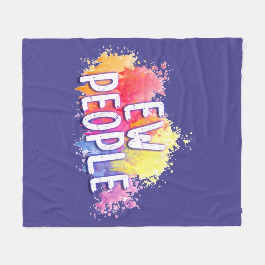 Fleece Blanket, 50"x60" (Vorderseite (Horizontal))