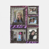 Fleece Blanket 5 Silver Frame Foto Inserts (Vorderseite)
