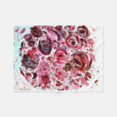 Fleece Blanket, 76,2 cm x 101,6 cm rot (Vorderseite (Horizontal))