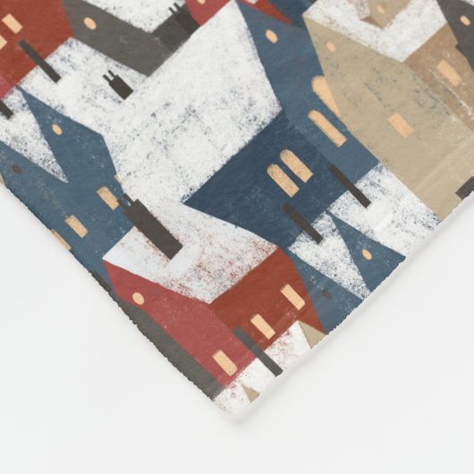 Fleece Blanket 76,2cmx101,6cm - Christmas Pattern (Ecke)