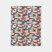 Fleece Blanket 76,2cmx101,6cm - Christmas Pattern (Vorderseite)