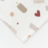 Fleece Blanket 76,2cmx101,6cm - Christmas Pattern (Ecke)
