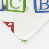 Fleece Blanket/ABC Blocks (Ecke)