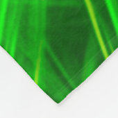 Fleece Blanket Abstrakt Lines Green Blume (Ecke)