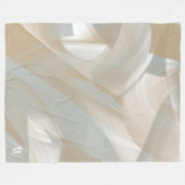 Fleece Blanket Abstrakt Zuhause Trend Sandy Tornad (Vorderseite (Horizontal))