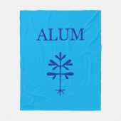 Fleece Blanket, Alum Blue (Vorderseite)
