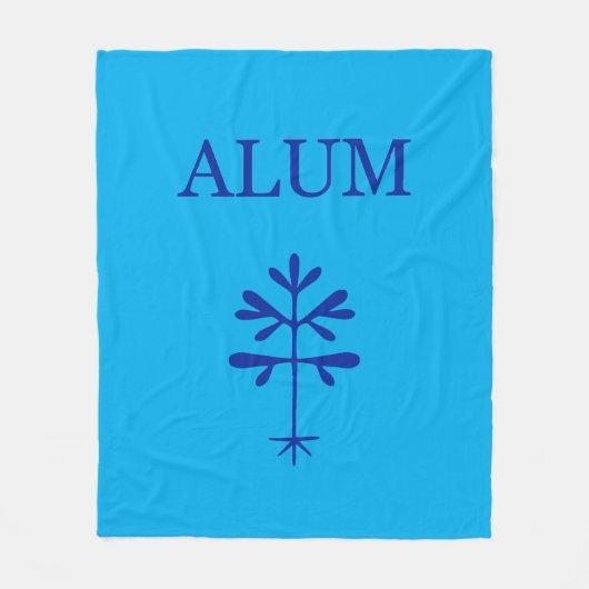 Fleece Blanket, Alum Blue (Vorderseite)