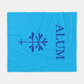 Fleece Blanket, Alum Blue (Vorderseite (Horizontal))