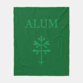 Fleece Blanket, Alum Green (Vorderseite)