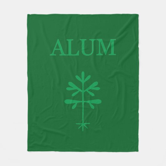 Fleece Blanket, Alum Green (Vorderseite)