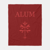Fleece Blanket, Alum Red (Vorderseite)