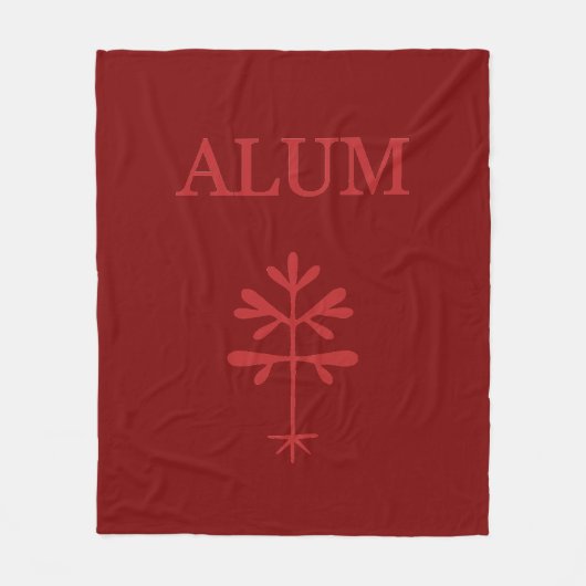 Fleece Blanket, Alum Red (Vorderseite)