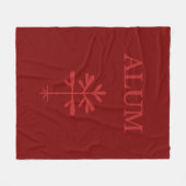 Fleece Blanket, Alum Red (Vorderseite (Horizontal))