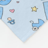 Fleece Blanket/Baby Boy (Ecke)