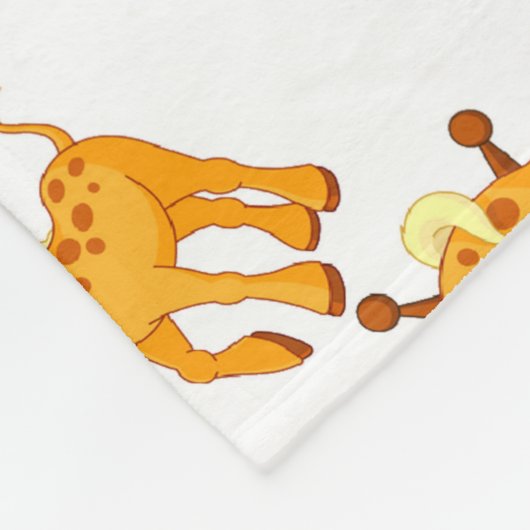 Fleece Blanket/Baby Giraffen (Ecke)