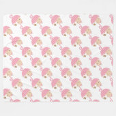 Fleece Blanket/Baby Girl (Vorderseite (Horizontal))
