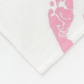 Fleece Blanket/Baby Girl (Ecke)