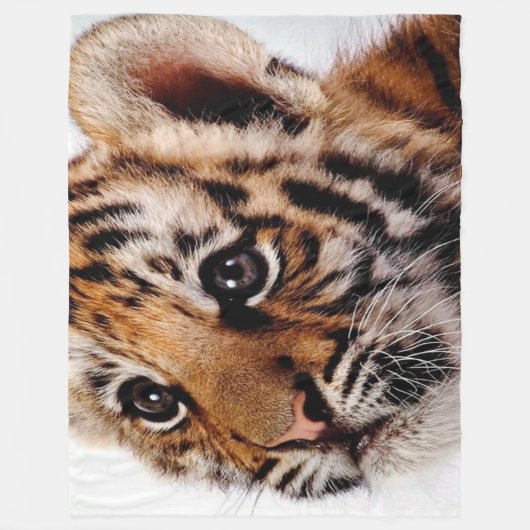 Fleece Blanket/Baby Tiger (Vorderseite)