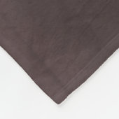 Fleece Blanket Blanket rot und dunkel (Ecke)