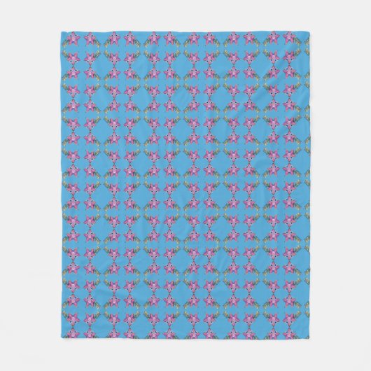Fleece Blanket - Blau, Little Shot Kids' Room (Vorderseite)