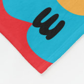Fleece Blanket Camp Groovy Bär personalisieren (Ecke)