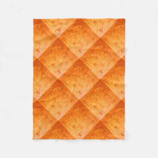 Fleece Blanket Chic Elegante Kupferkunst (Vorderseite)