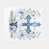 Fleece Blanket Christlicher Glaube in Vollblut (Vorderseite (Horizontal))