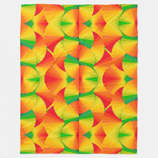 Fleece Blanket - Citrus Fans (Vorderseite)