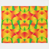 Fleece Blanket - Citrus Fans (Vorderseite (Horizontal))