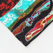 Fleece Blanket Collapse Reflection Abstract Design (Ecke)