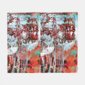 Fleece Blanket – Corrosion Pulse (Vorderseite (Horizontal))