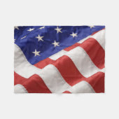 Fleece Blanket der US-Flagge, 30"x40" (Vorderseite (Horizontal))