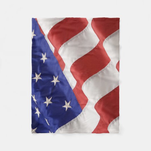 Fleece Blanket der US-Flagge, 30"x40" (Vorderseite)