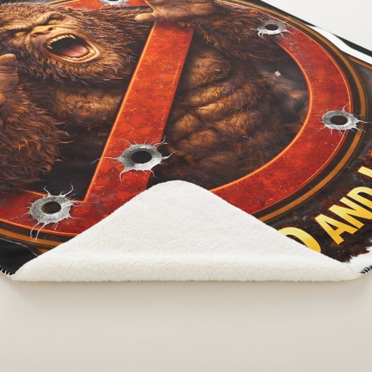 Fleece blanket description sherpadecke (3/4)